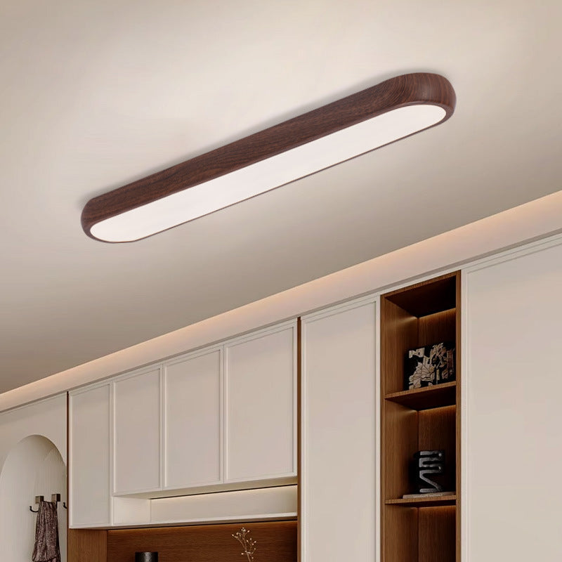 Arisha moderne LED-loftslampe i sort, gul og hvid til stue