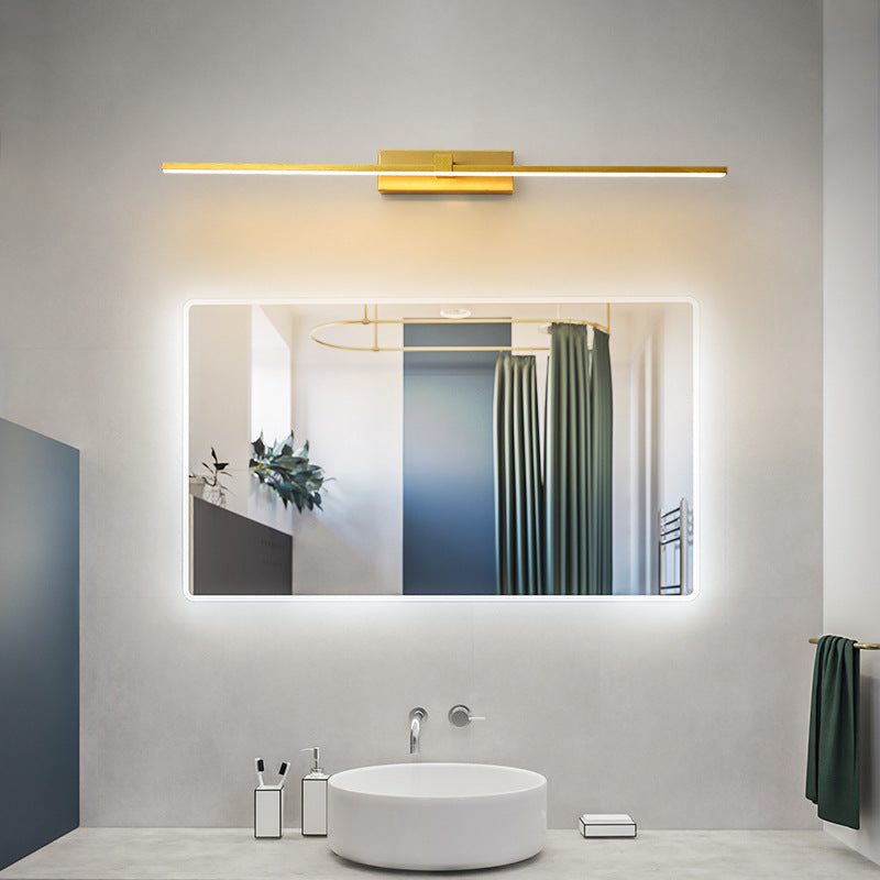 Hexa linjär spegelbelysning för vägg, badrum och sovrum, modern