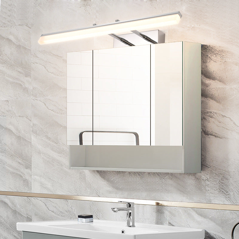 Arisha Modern Rectangular Wall Lamp,Black/Silver