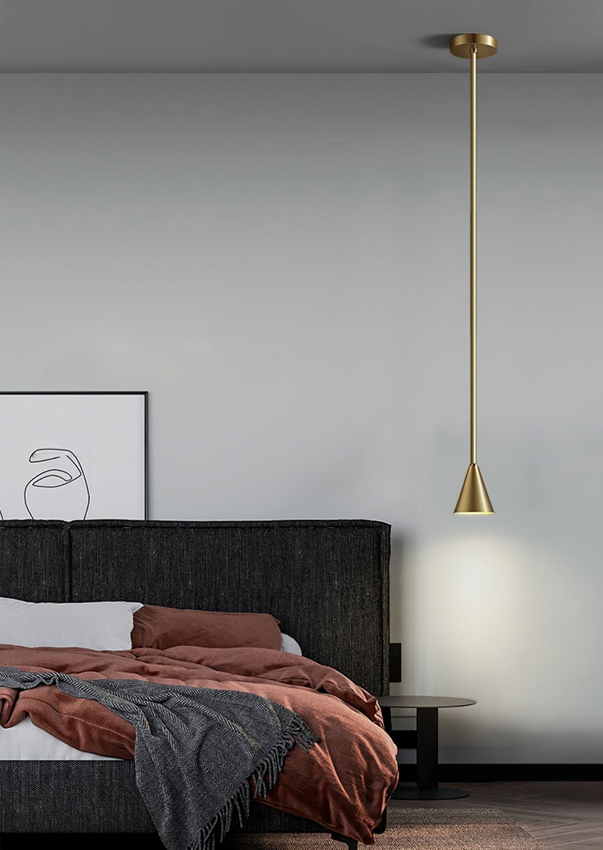Cutheion moderne minimalistisk pendel i messing