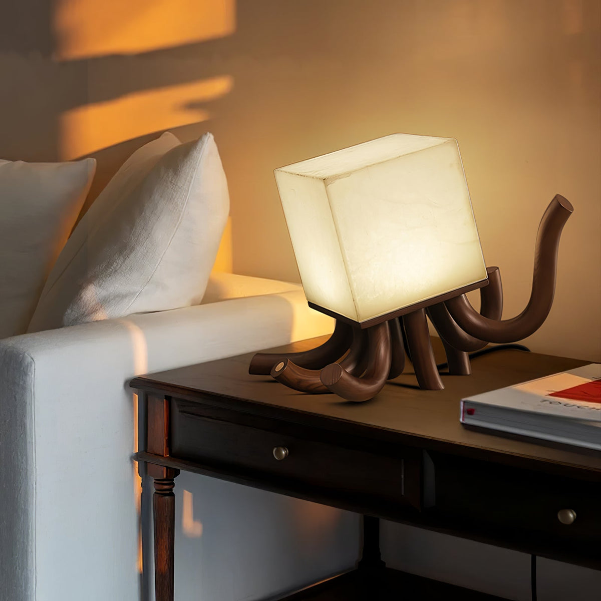 Candeeiro de mesa Dravk Tentacle em alabastro