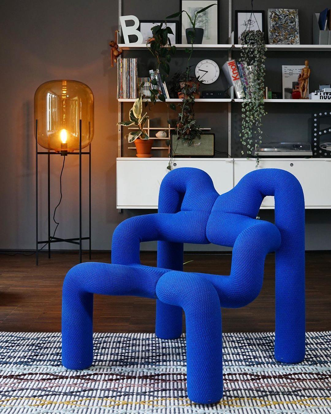 Liorivelia industriel gulvlampe i glas