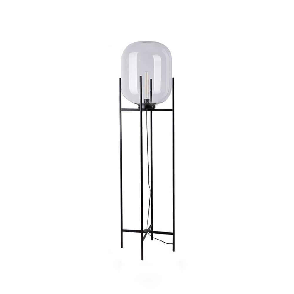 Liorivelia industriel gulvlampe i glas