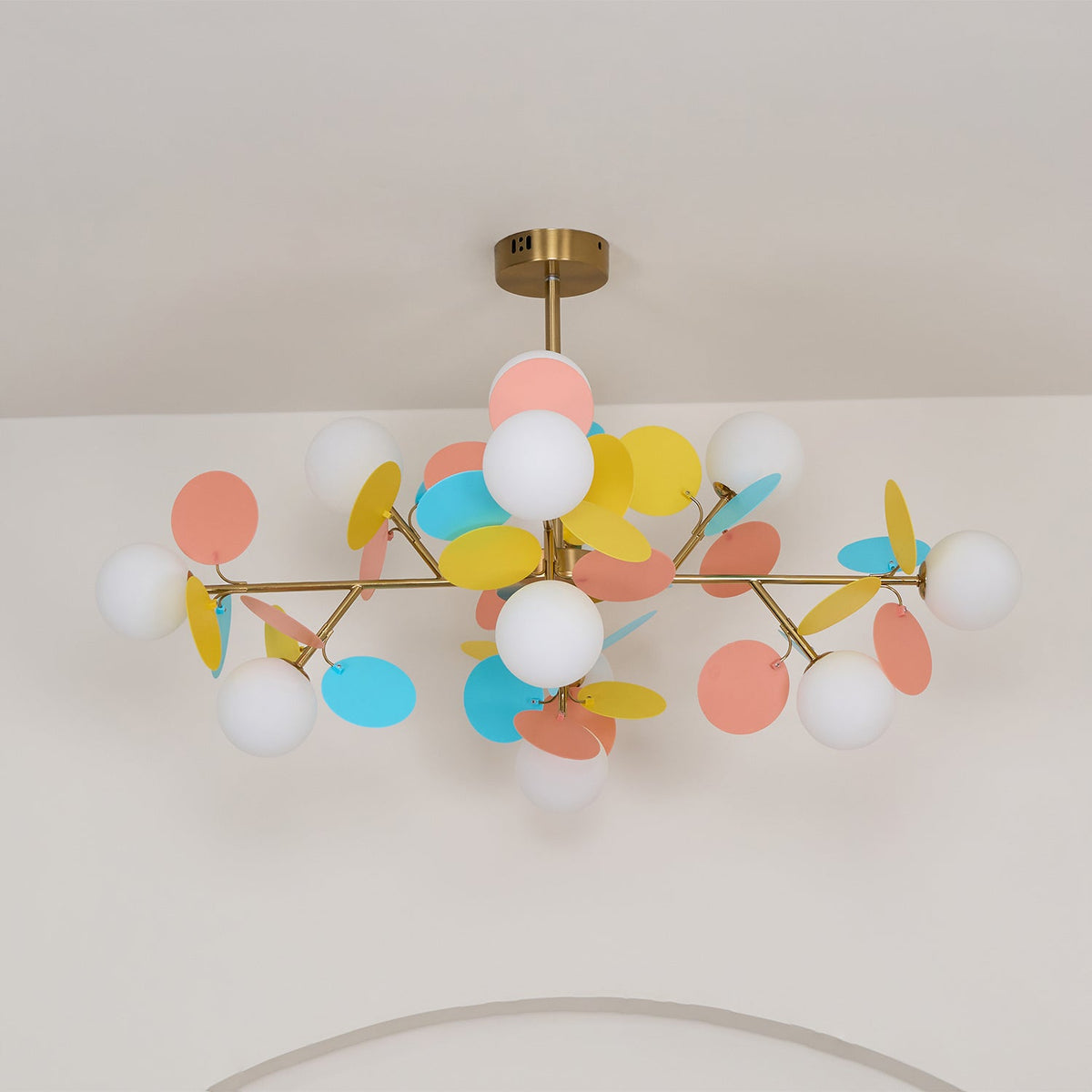 Tide Chandelier Off White Tree Eight Open Shades