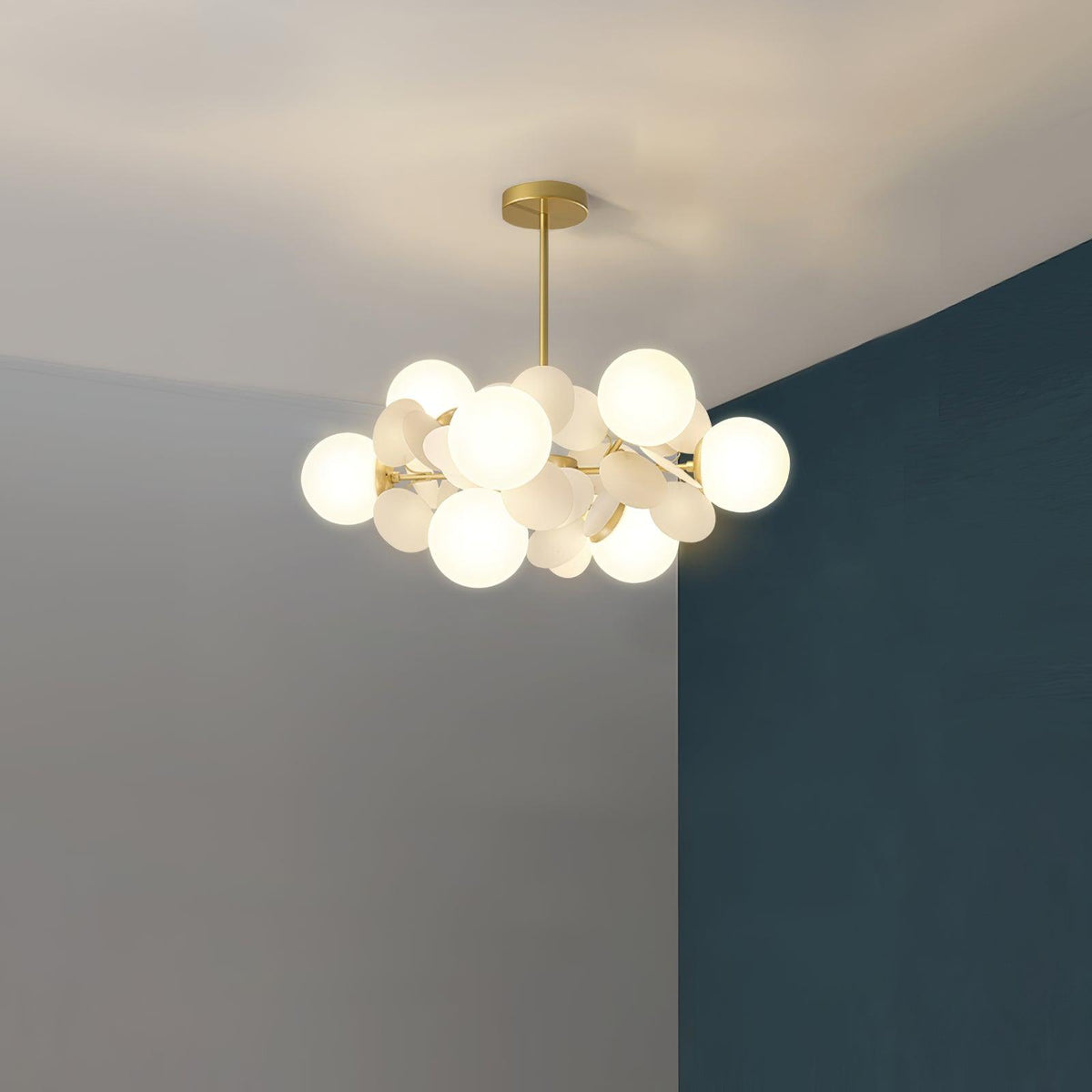 Tide Chandelier Off White Tree Eight Open Shades