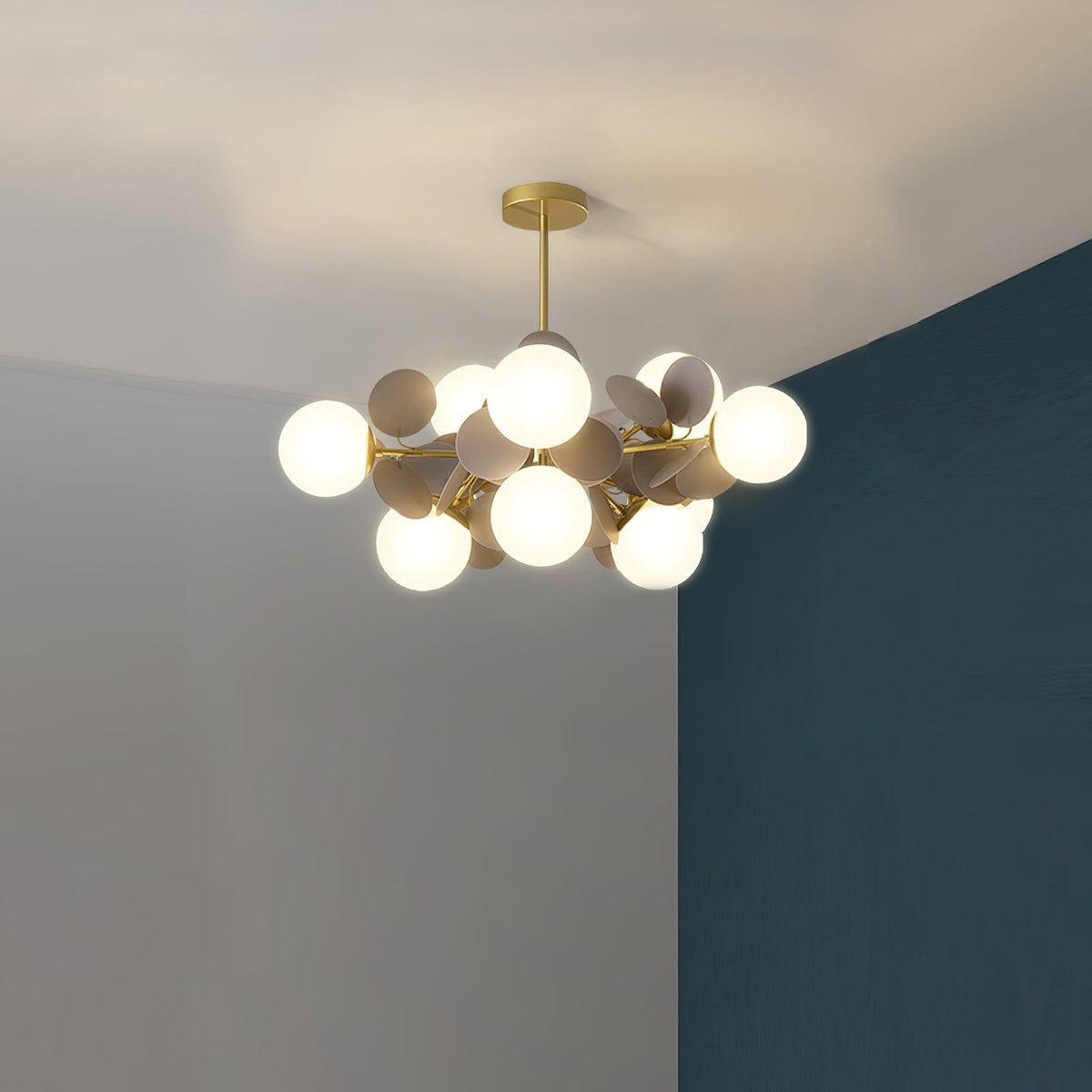 Tide Chandelier Off White Tree Eight Open Shades
