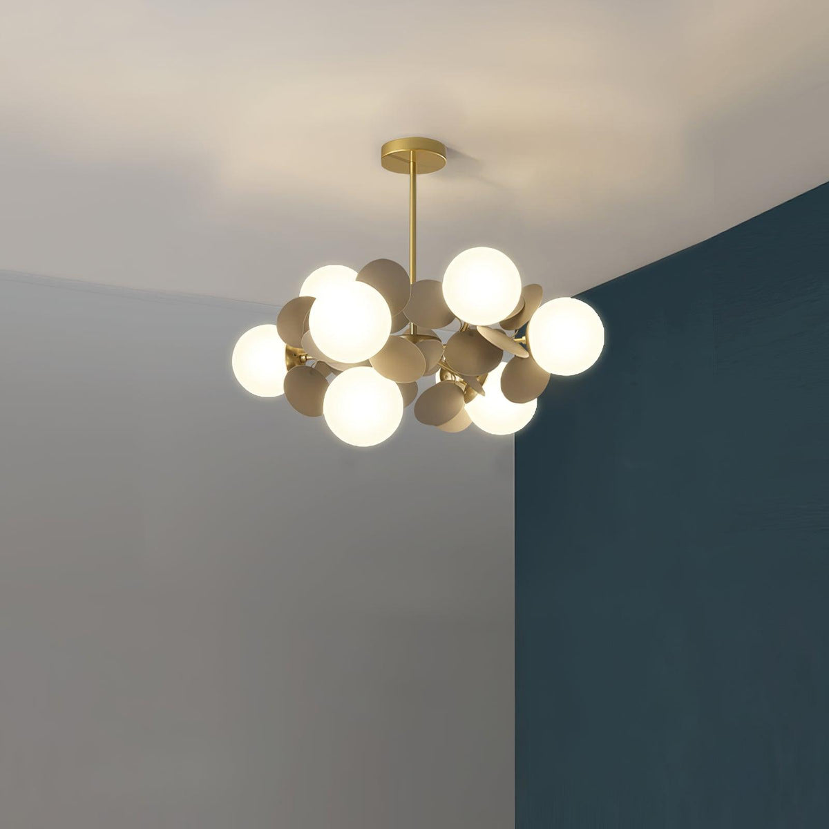Tide Chandelier Off White Tree Eight Open Shades