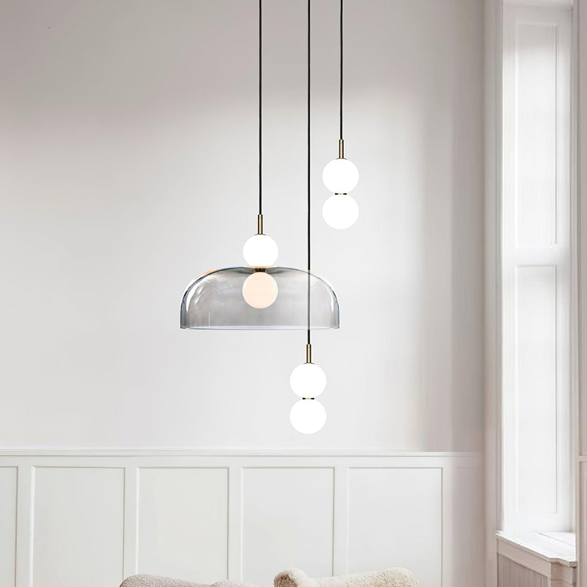 Celelia moderne minimalistisk glaspendel