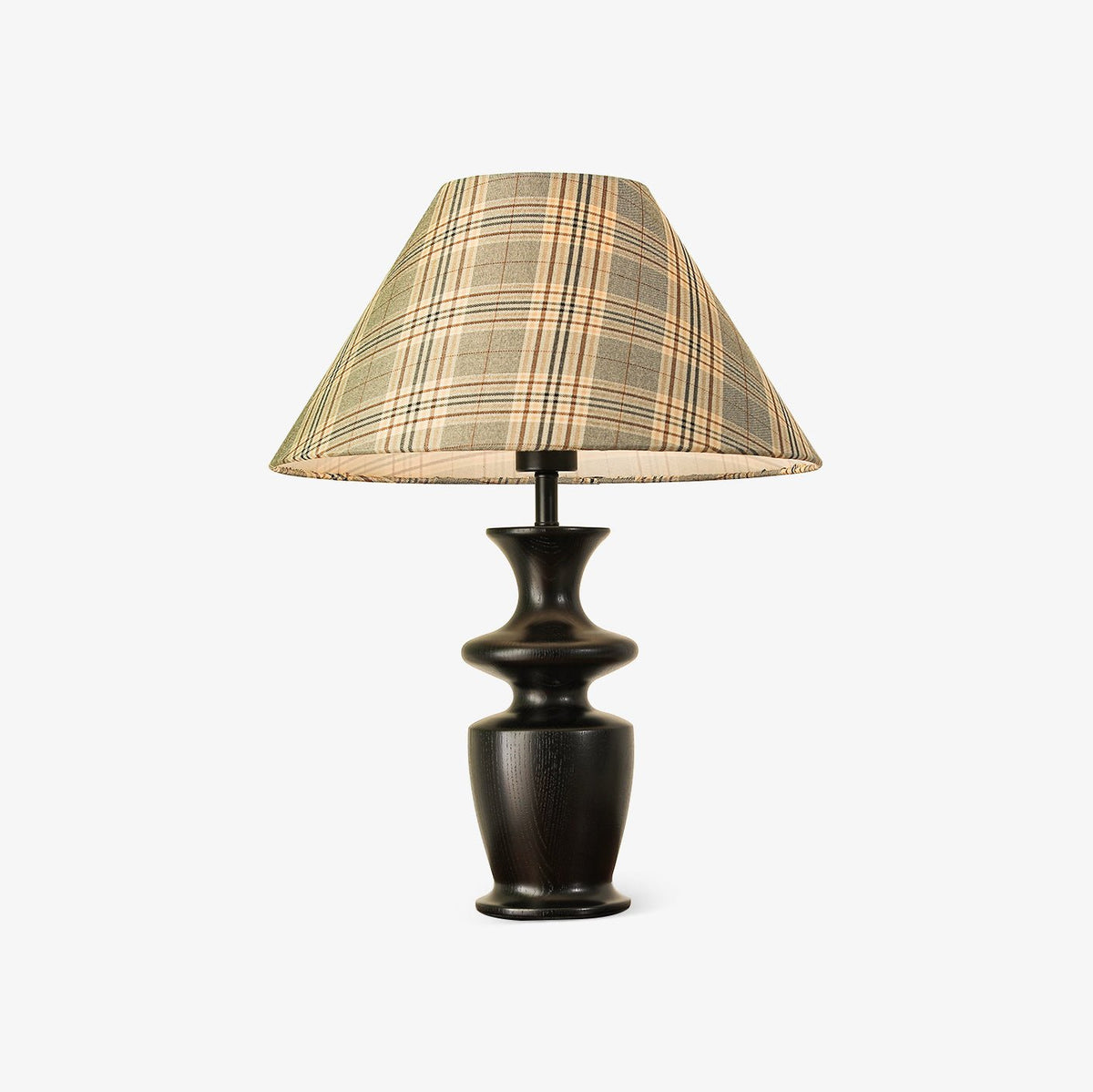 Herita-bordlampe i træ og stof