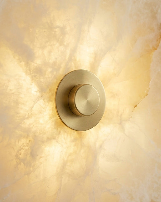 Vägglampa Nivorise i alabaster