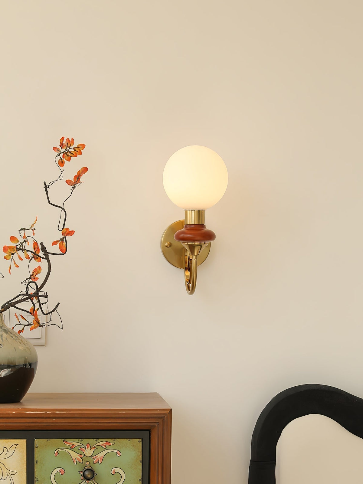 Candeeiro de parede plug-in Whirl Chic