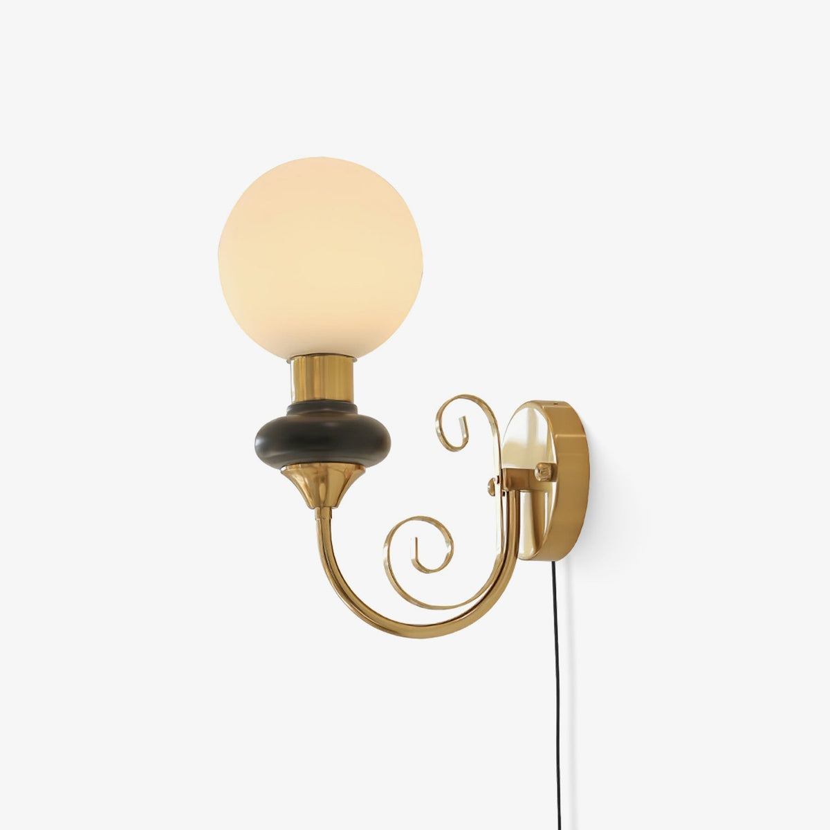 Candeeiro de parede plug-in Whirl Chic