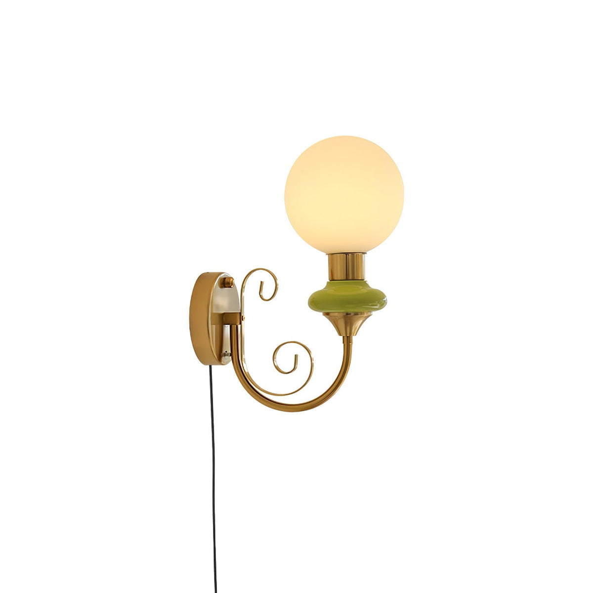 Candeeiro de parede plug-in Whirl Chic