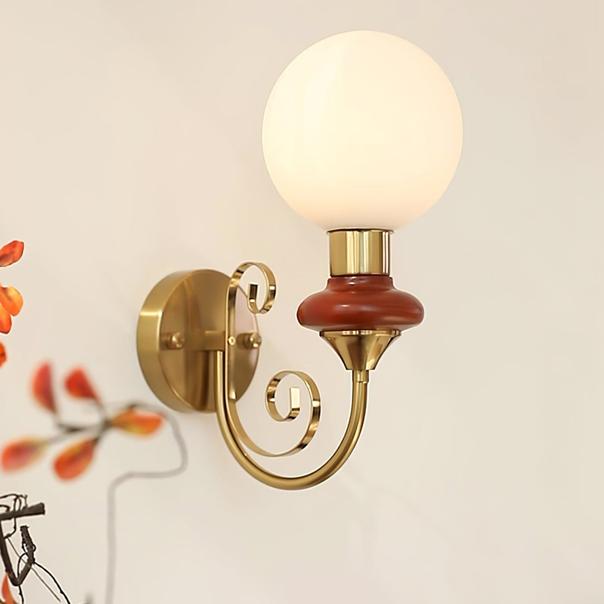 Candeeiro de parede plug-in Whirl Chic
