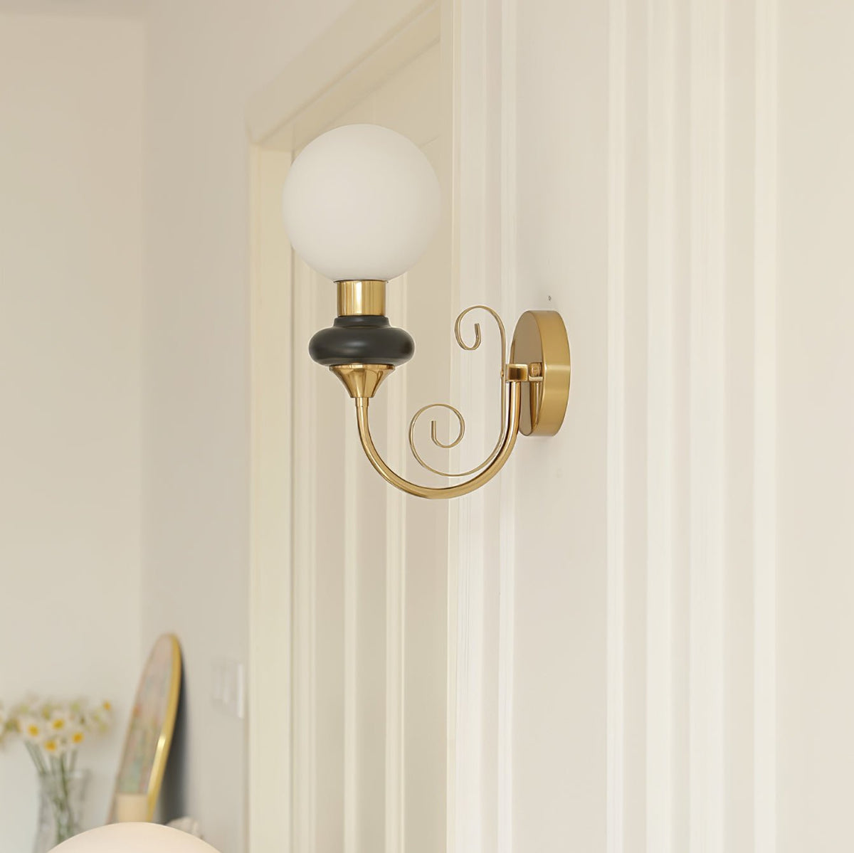 Candeeiro de parede plug-in Whirl Chic