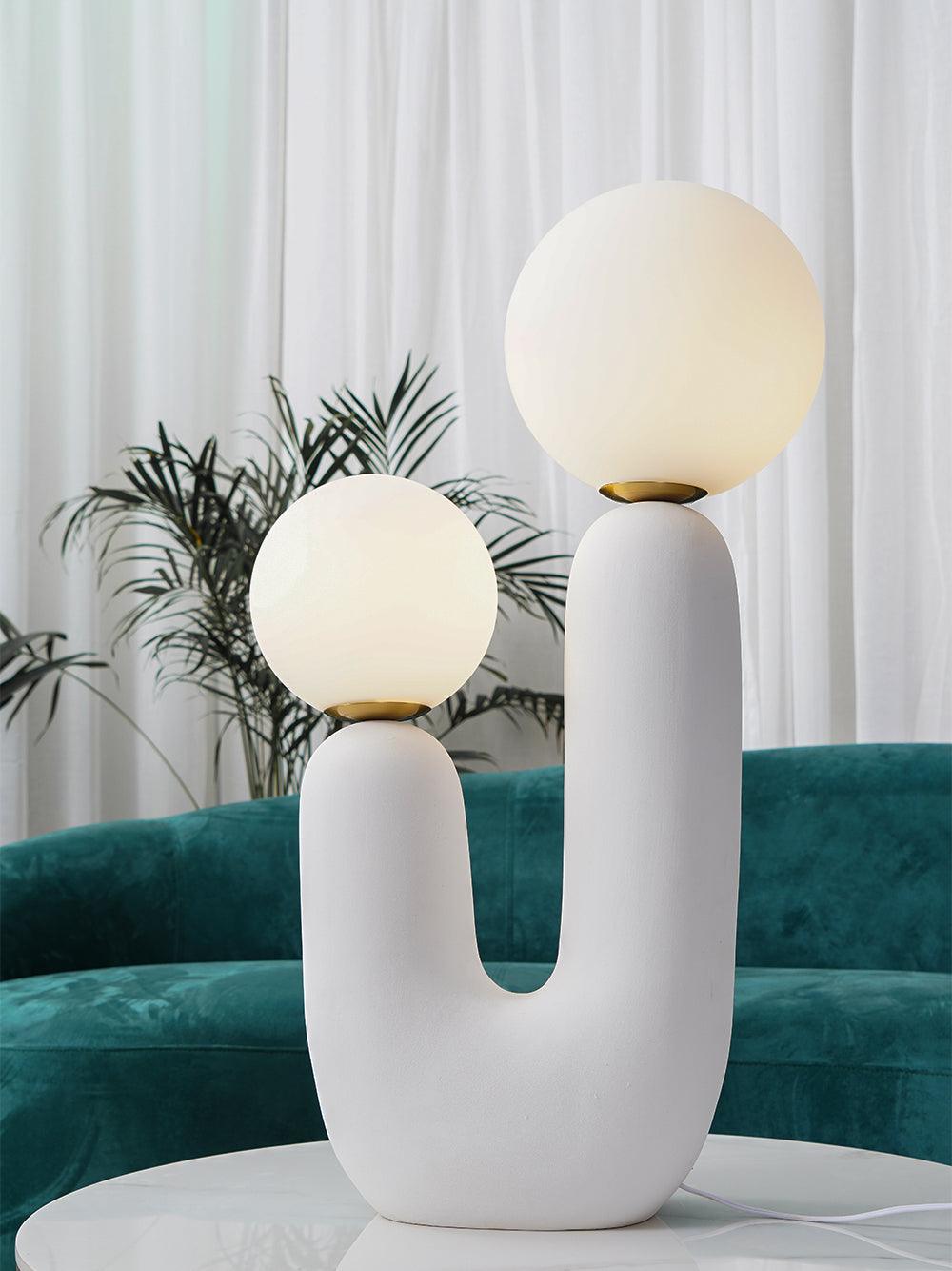 Fayorn keramisk bordslampa