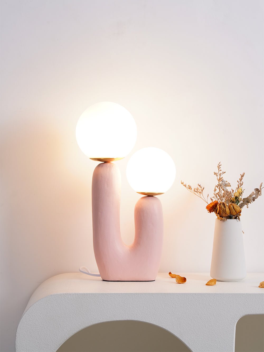 Elyrain konstnärlig bordslampa i harts