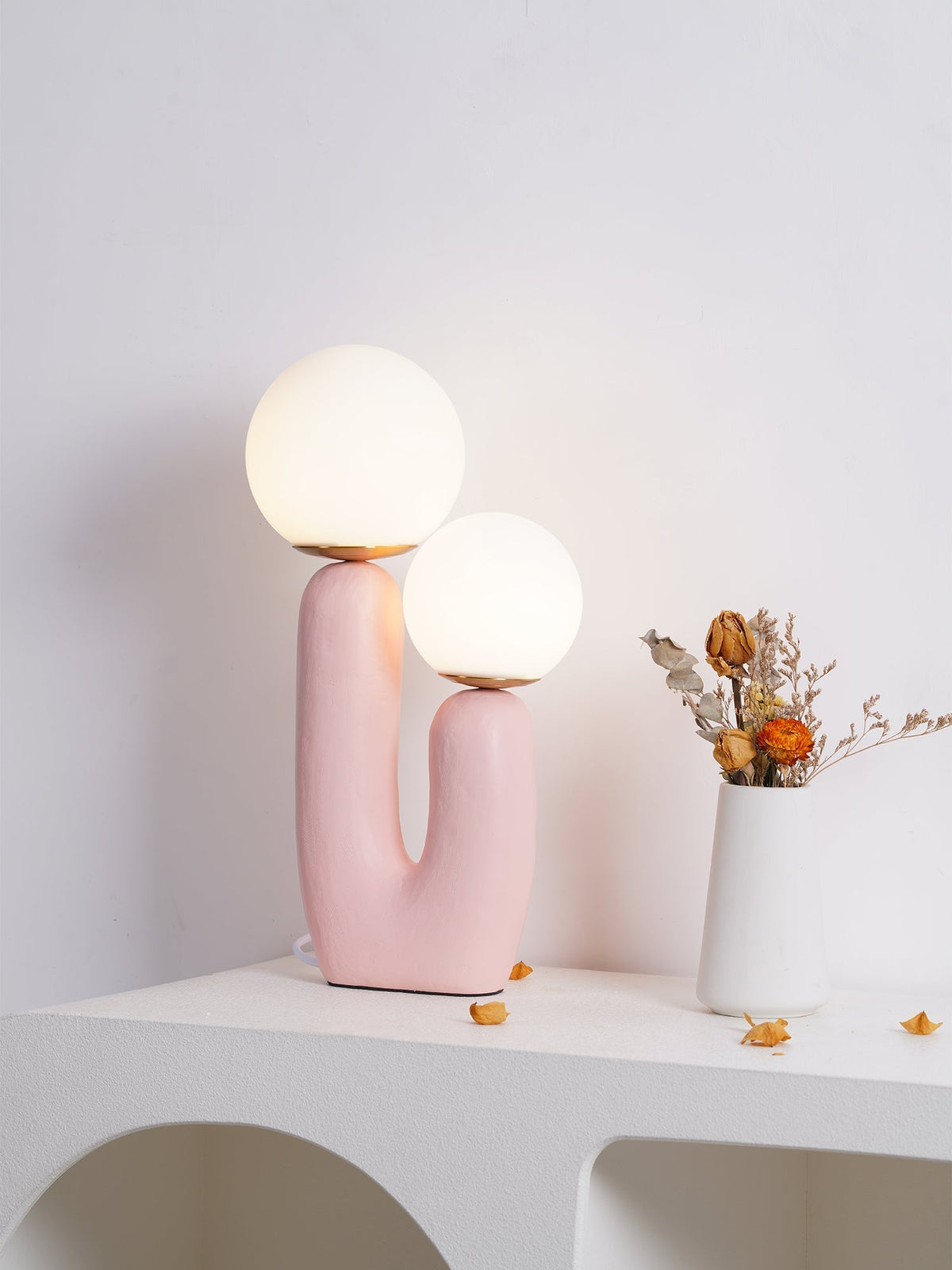 Elyrain konstnärlig bordslampa i harts
