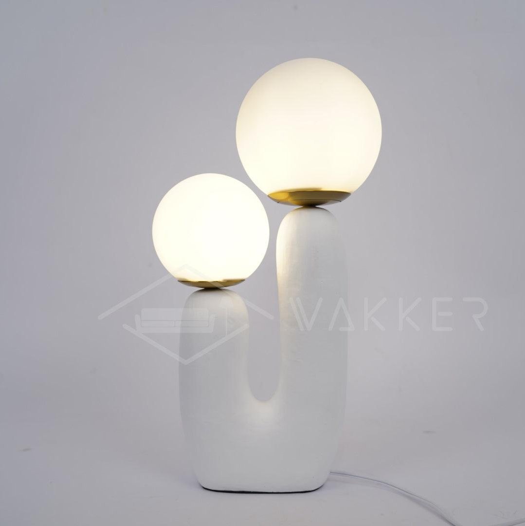 Elyrain konstnärlig bordslampa i harts