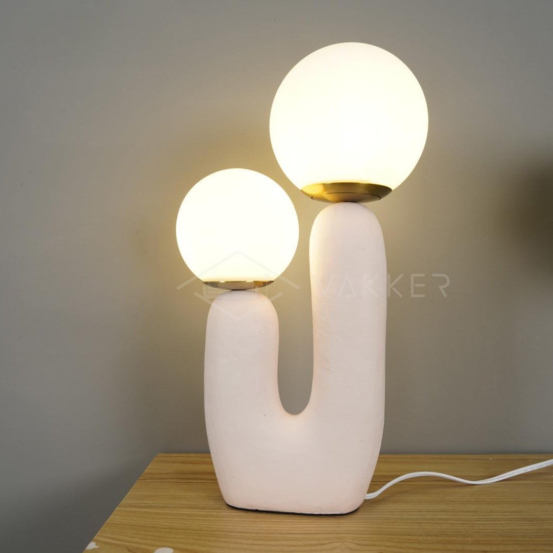 Elyrain konstnärlig bordslampa i harts