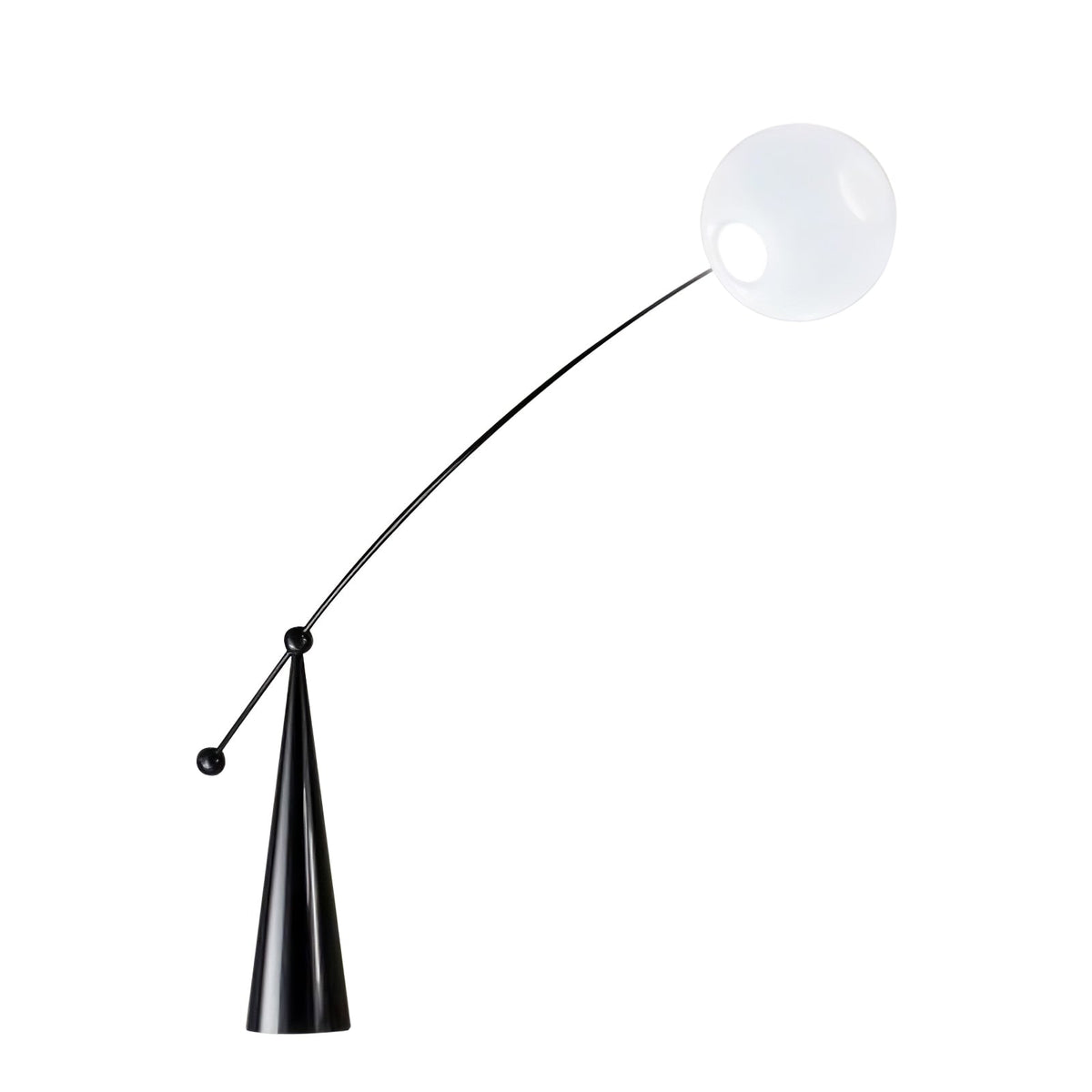 Ortalil modern bågformad golvlampa