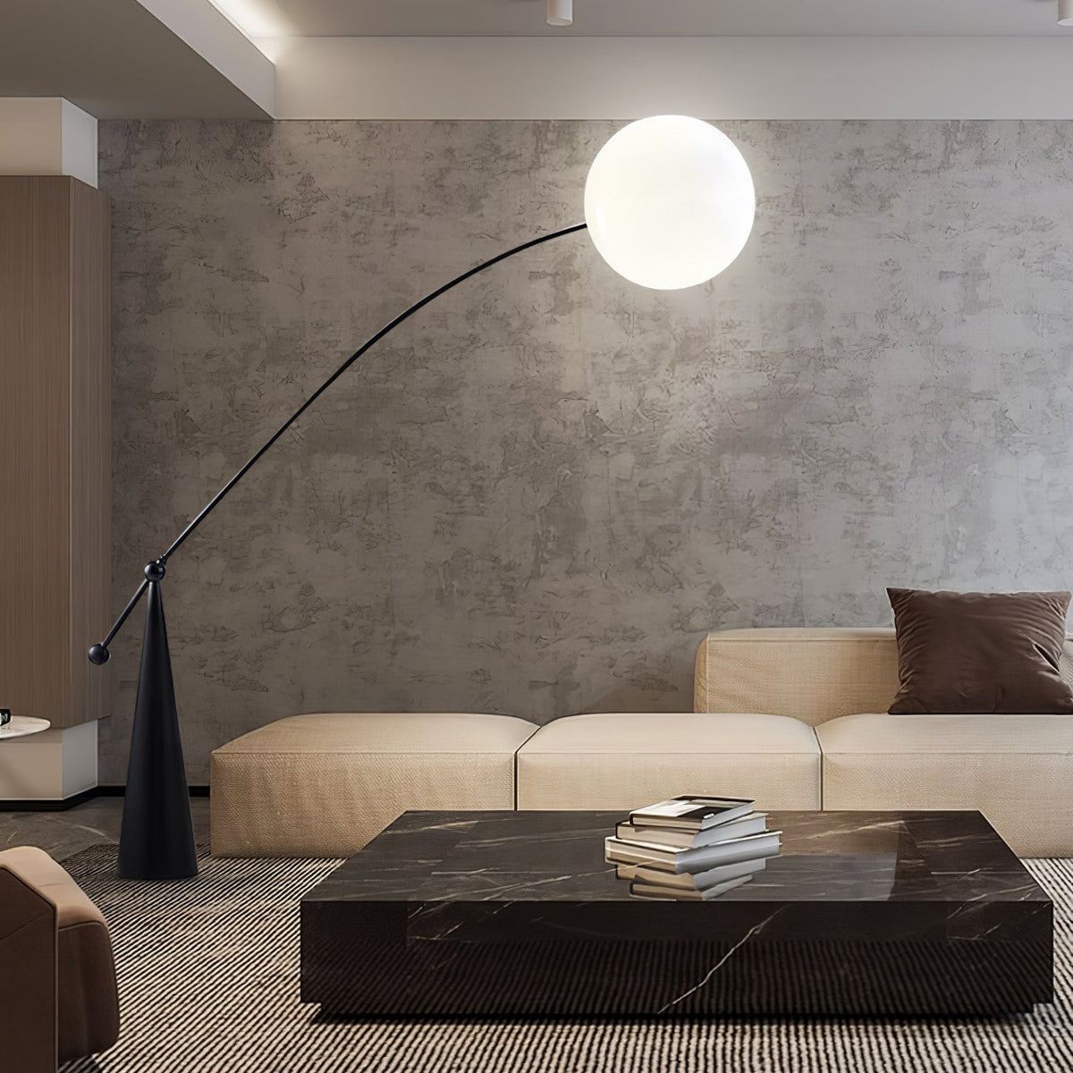 Ortalil modern bågformad golvlampa