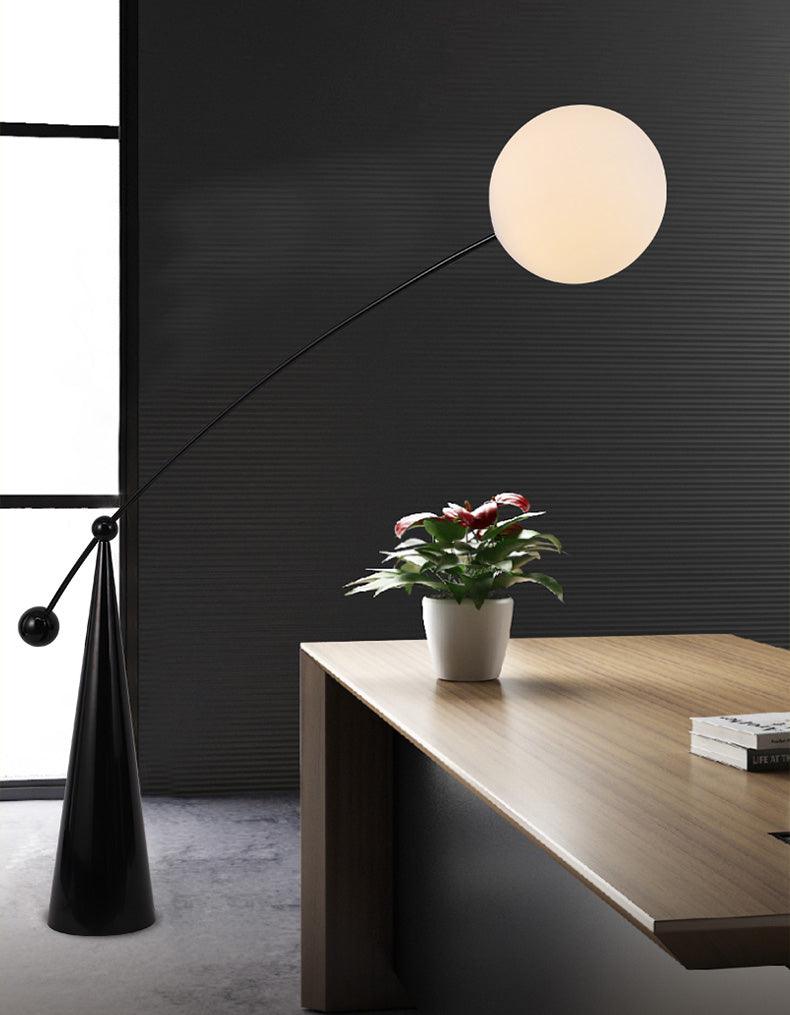 Ortalil modern bågformad golvlampa