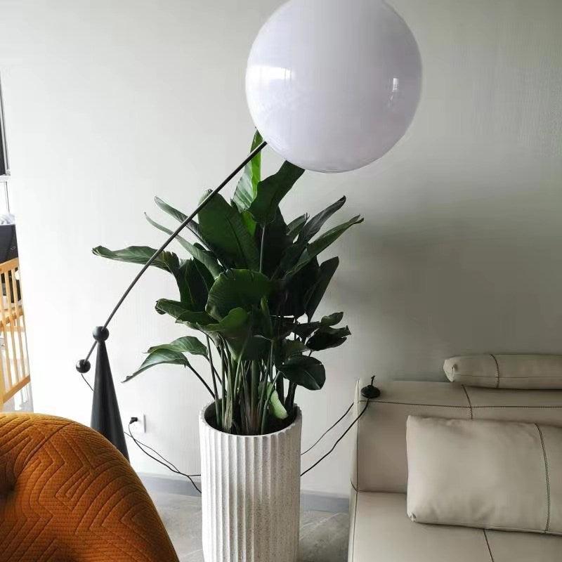 Ortalil modern bågformad golvlampa