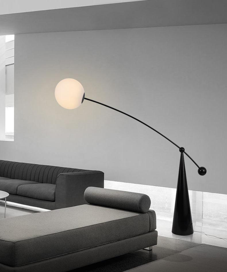 Ortalil modern bågformad golvlampa