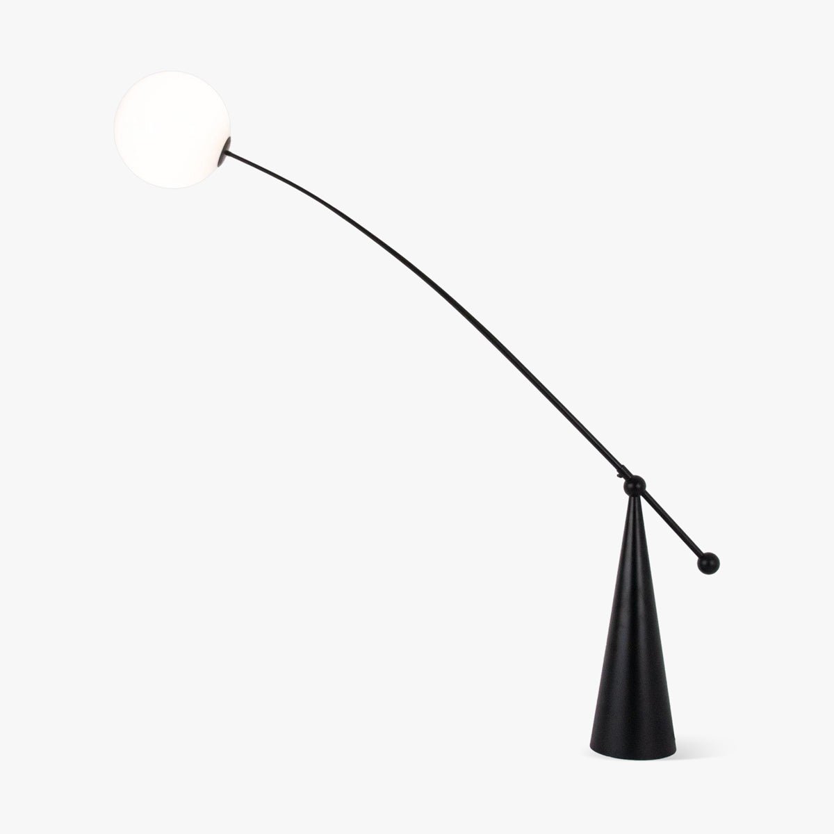 Ortalil modern bågformad golvlampa