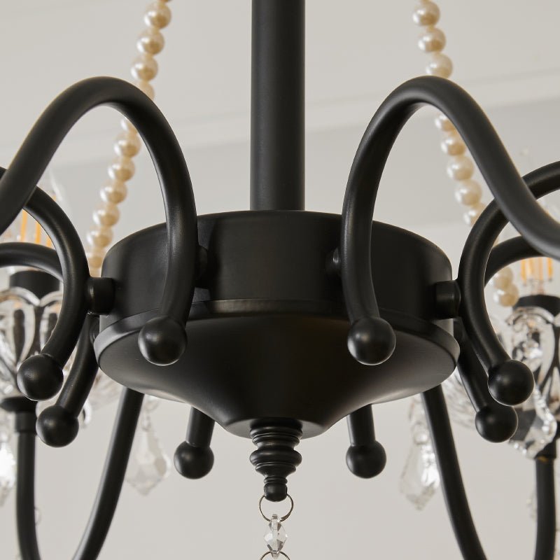 Candelabro Nymiran clássico pós-moderno de luxo em cristal