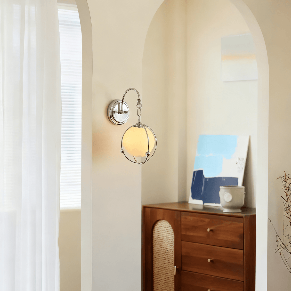 Veliselia Orb búrlaga veggljós