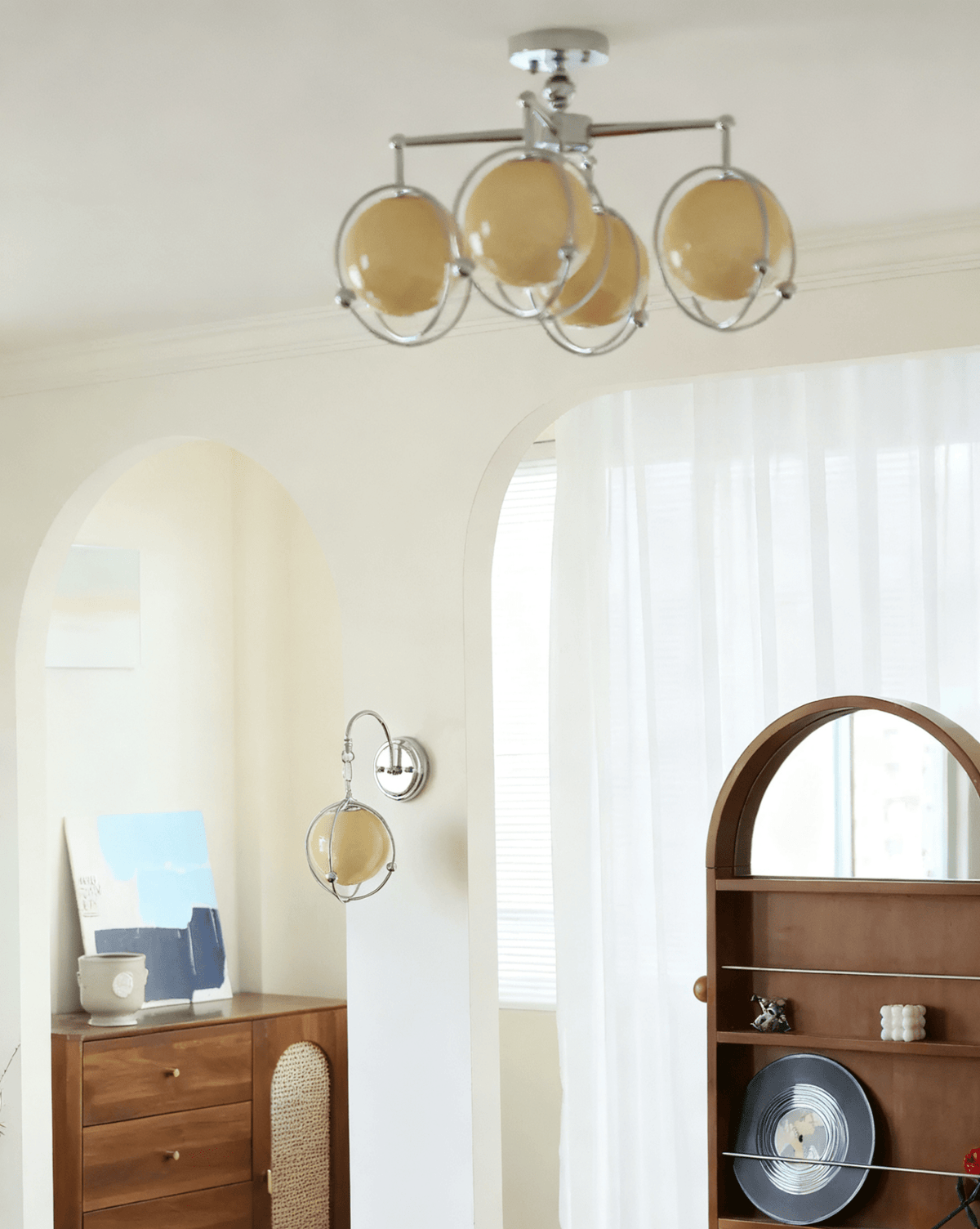 Veliselia Orb búrlaga veggljós