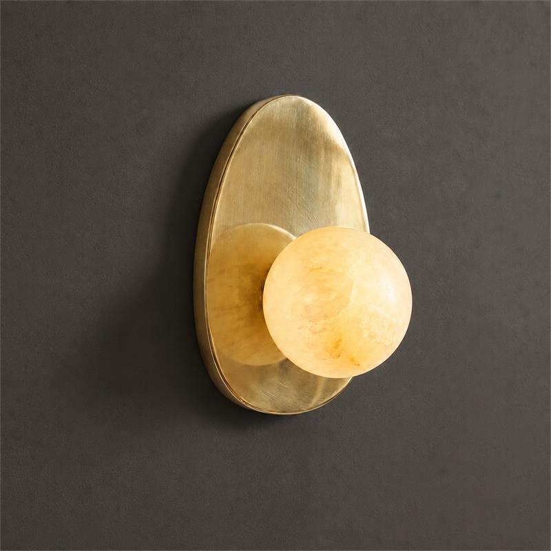 Orlisse vägglampa i alabaster