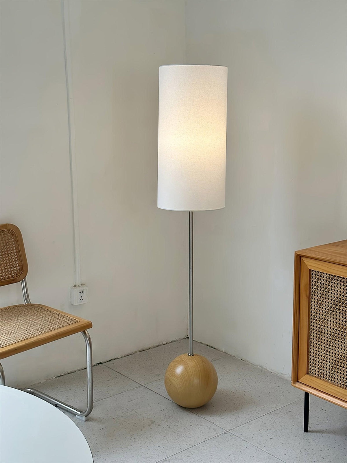 Cephaor modern golvlampa i tyg