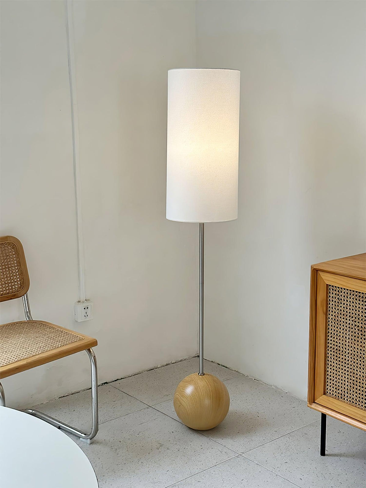 Cephaor modern golvlampa i tyg