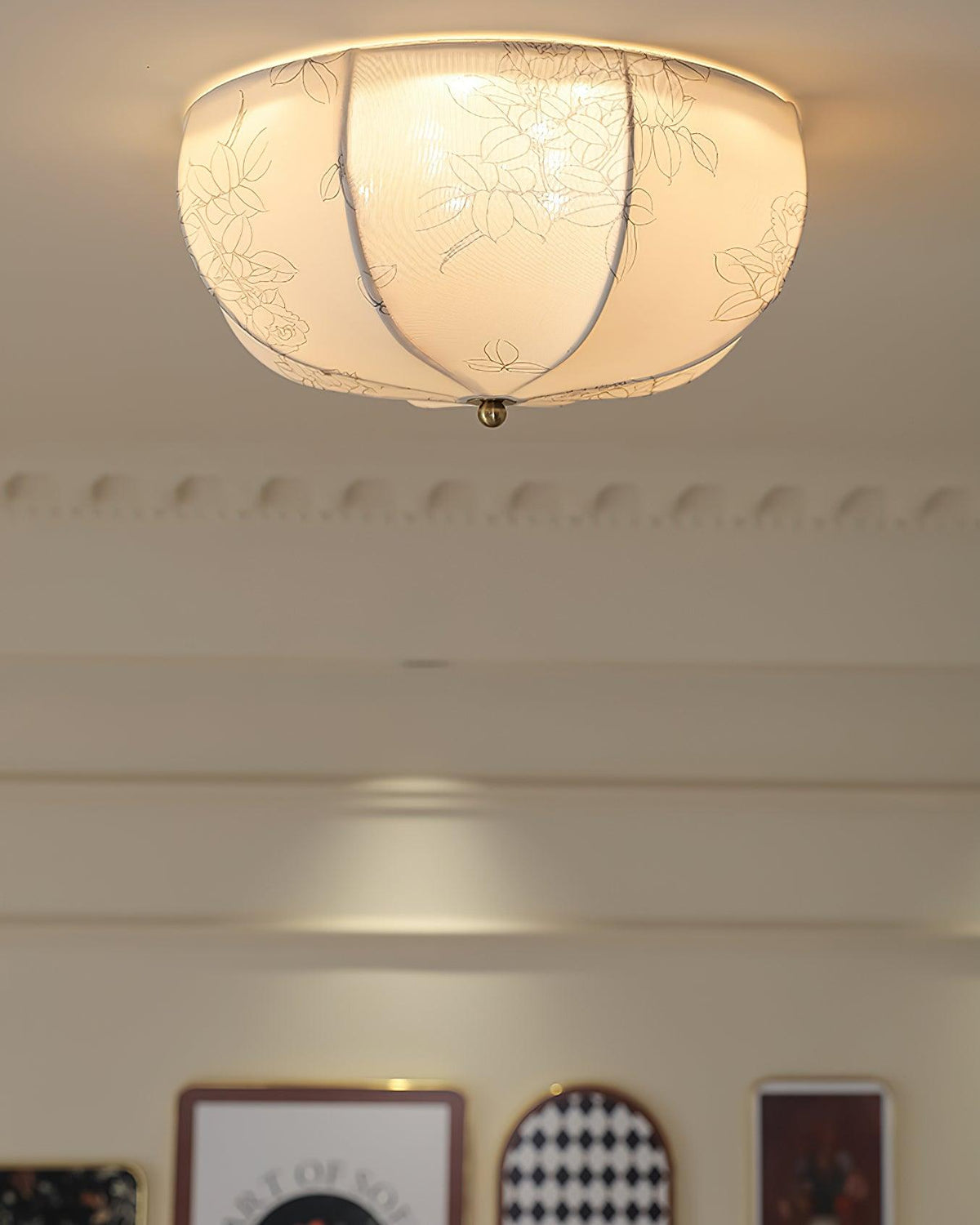 Ryls Premium Nordisk Kunst Stofloftlampe