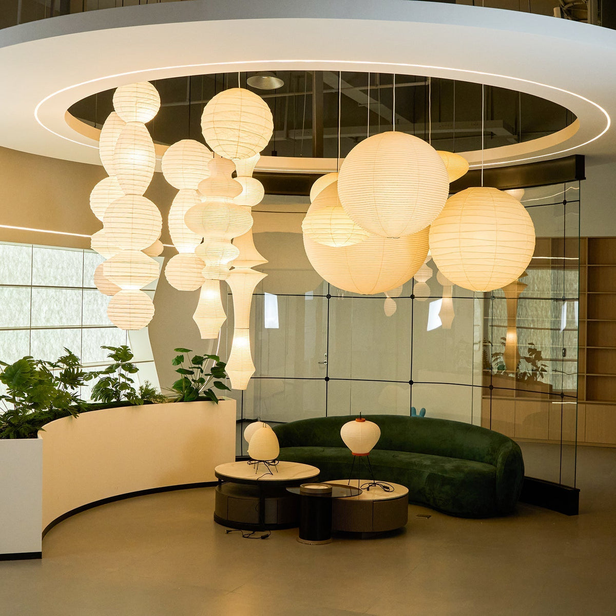 Elthayra Natural Series Bamboo Lantern Pendant Lamp