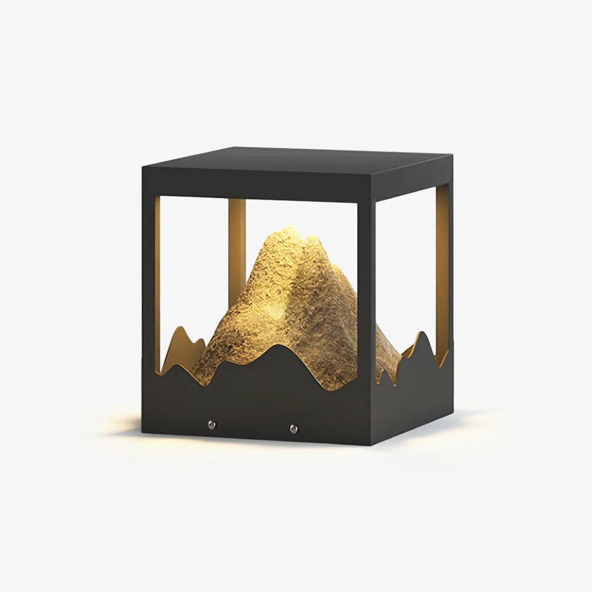 Candeeiro exterior rústico em resina Summit
