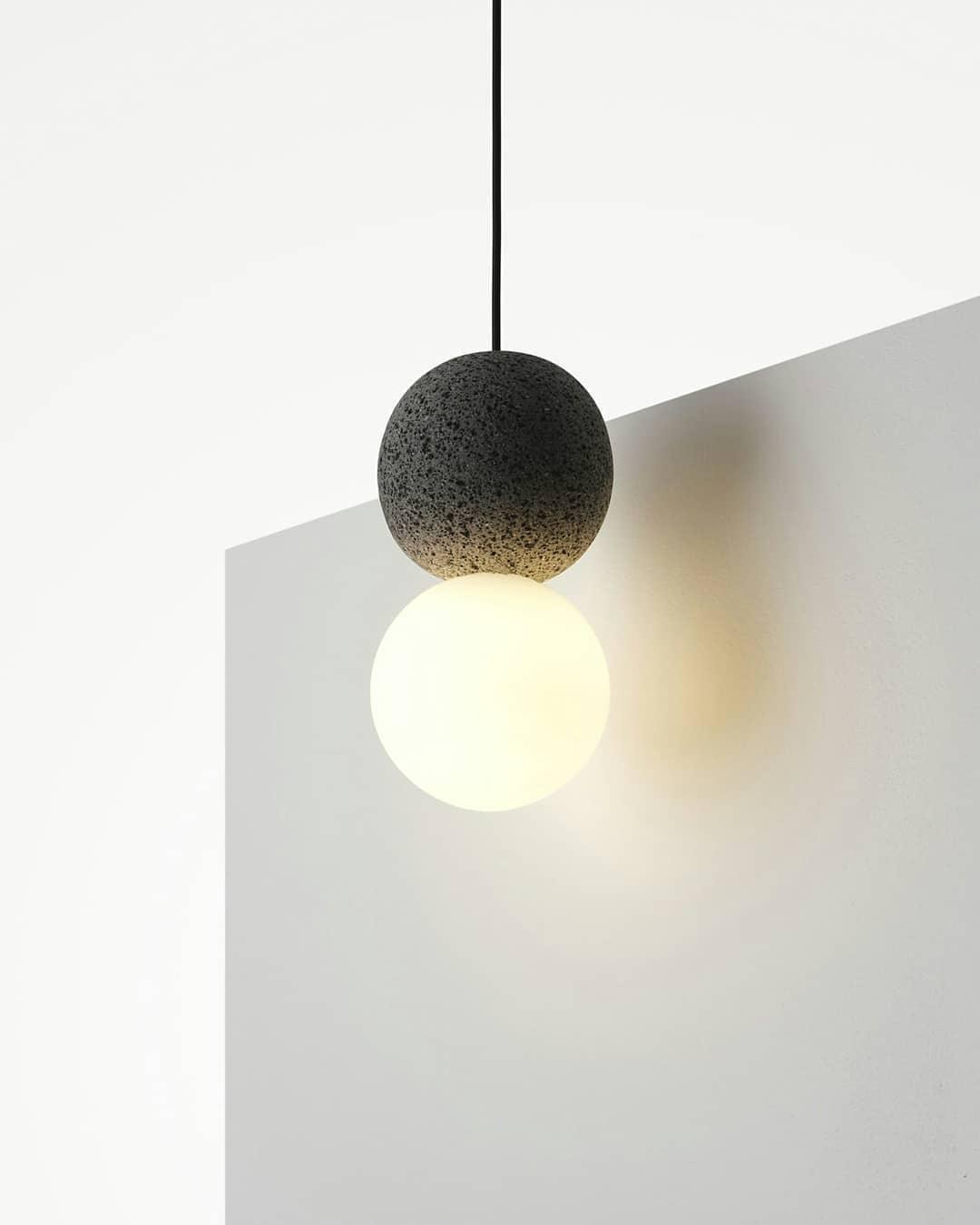 Joss minimalistisk pendellampe i cement