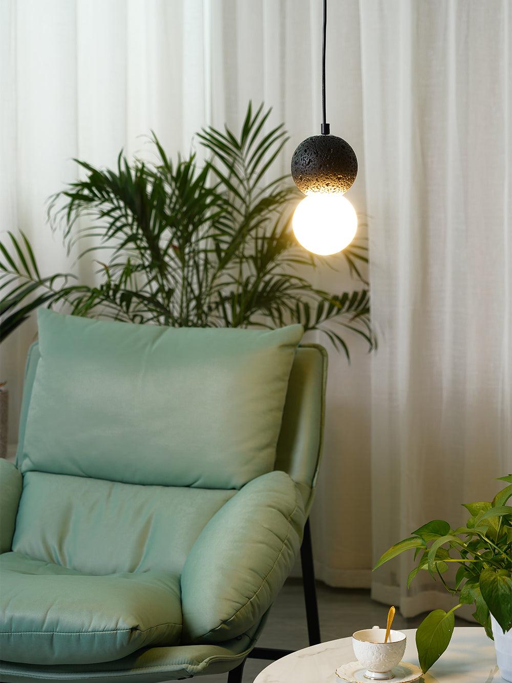 Joss minimalistisk pendellampe i cement