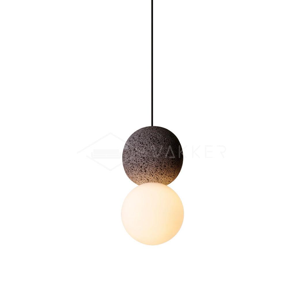 Joss minimalistisk pendellampe i cement