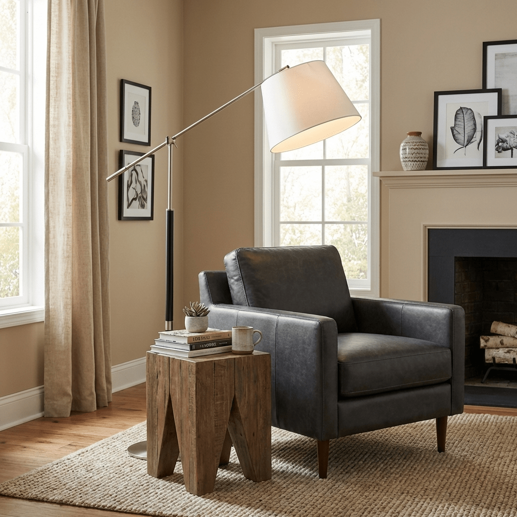 Elaiseria justerbar golvlampa