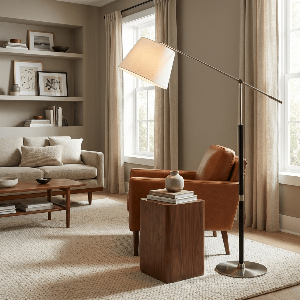 Elaiseria justerbar golvlampa