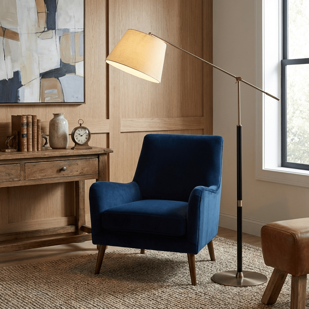 Elaiseria justerbar golvlampa