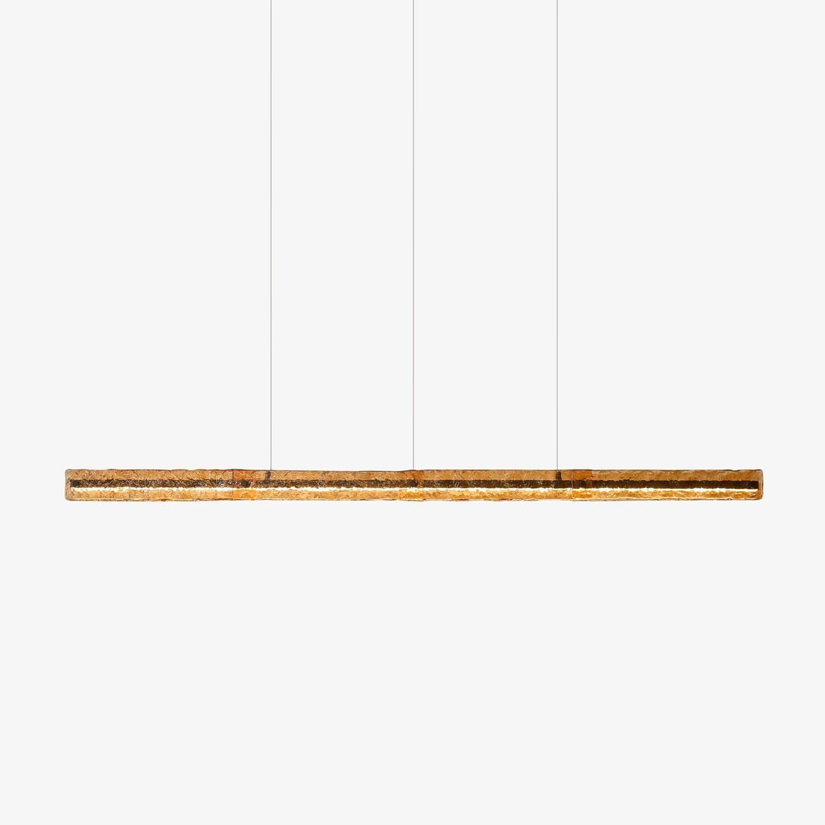 Avnorira modern minimalistisk linjär pendellampa i glas för köksö