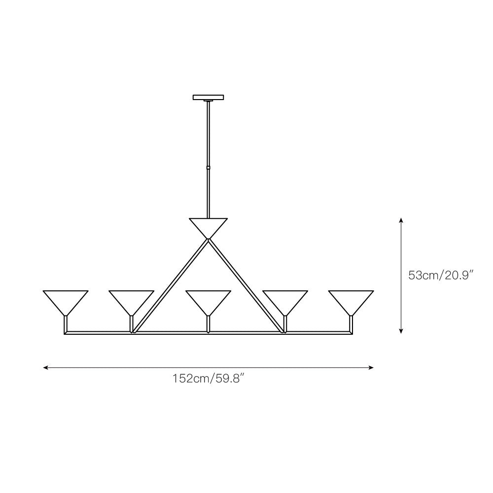 Candelabro linear Ulveleth
