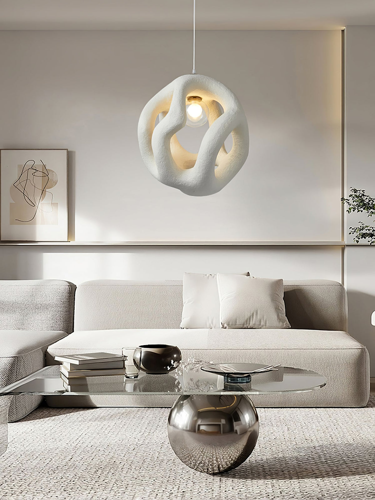 Corra wabi-sabi-taklampa