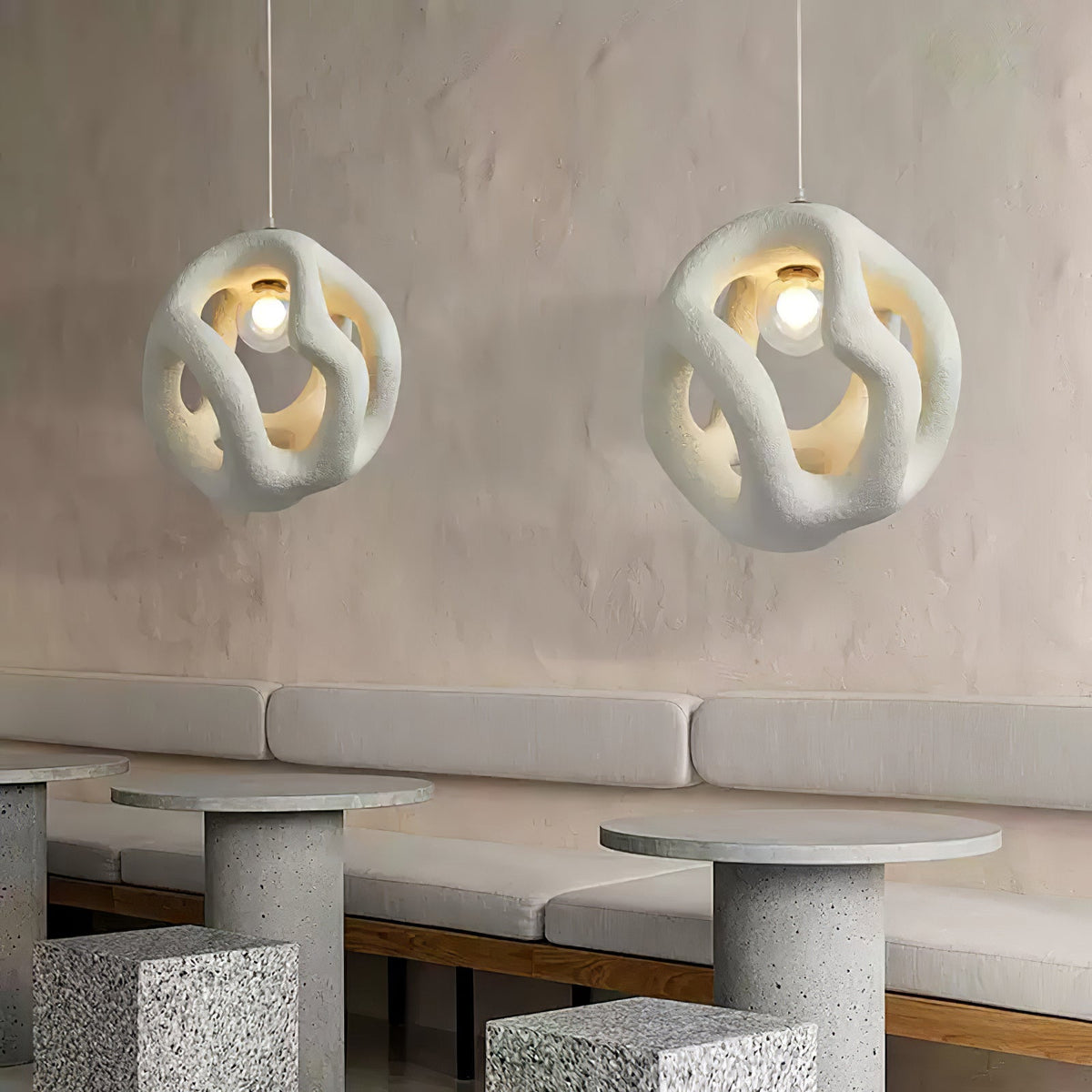 Corra wabi-sabi-taklampa