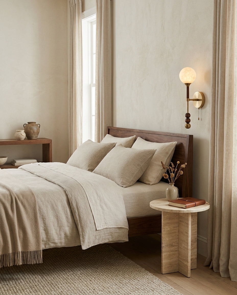 Valemont Alabaster Wall Sconce